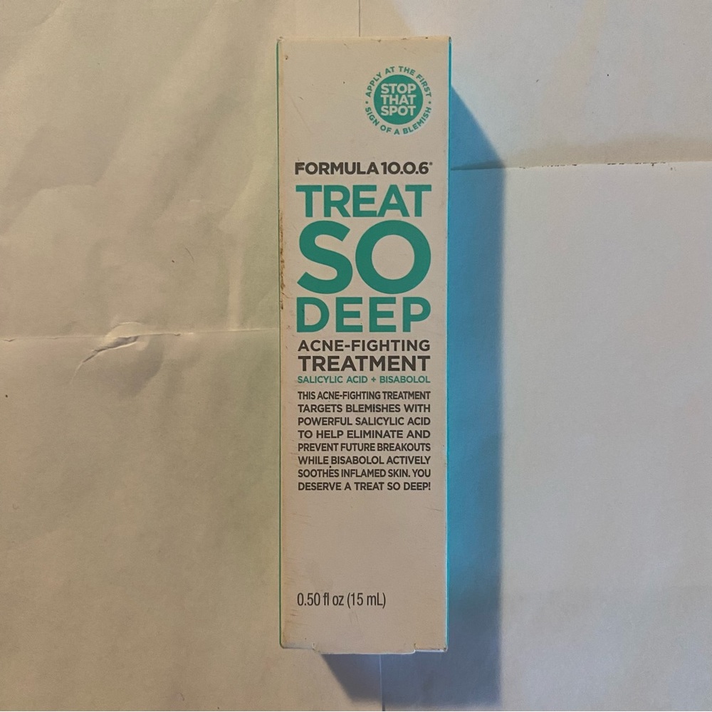 Formula 10.0.6 Treat So Deep Acne Fighting Treatment Salicylic Acid + Bisabolol